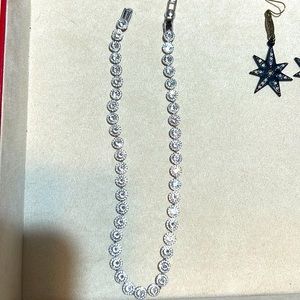 Pure silver with crystal